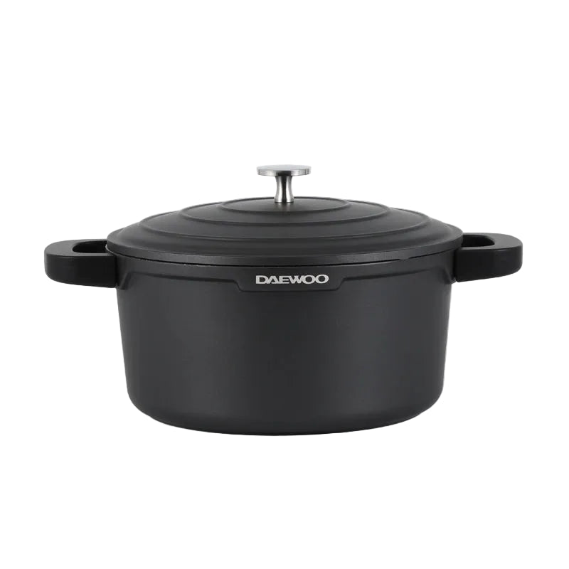 Daewoo 32cm Granite Casserole Pot with Lid - DASAG32 (2-Year Warranty)