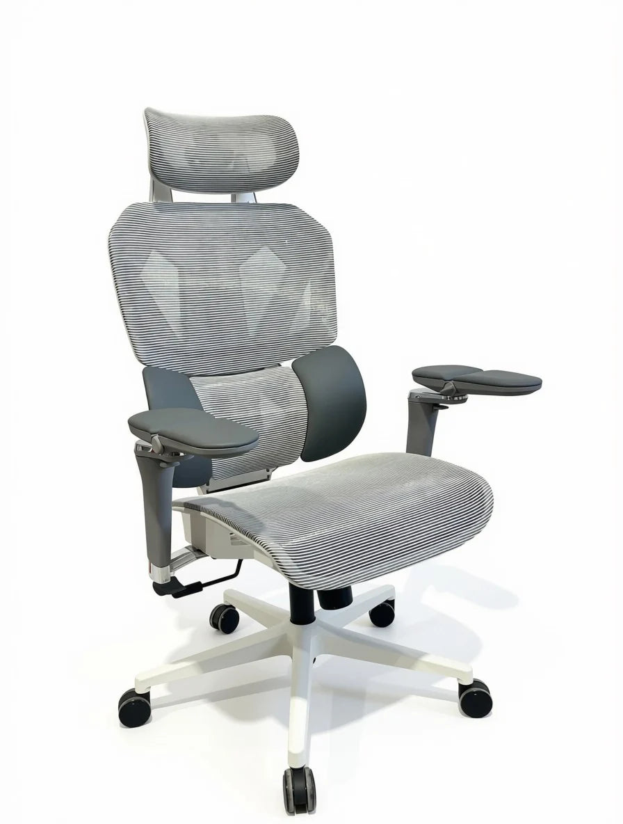 Sades Phoenix SA-AD10 Adjustable Mesh Gaming Chair with 6D Armrest - White