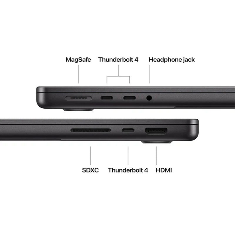 Apple MacBook Pro - 14.2" / M4 / 10-Core CPU / 10-Core GPU / 24GB RAM / 1TB SSD / Space Black / 1YW