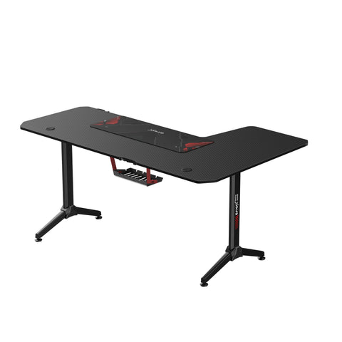 Gamax HY-L, L-Shaped Gaming Table 160 x 100 cm with Mousepad – Left Side