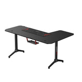 Gamax -R Gaming Table (L-Shaped) 160*100*75cm - Left ( Installation not included )