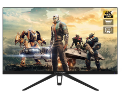 شاشة ألعاب GAMEON مقاس 28 بوصة فائقة الدقة، 144 هرتز، 1 مللي ثانية، 4K IPS، متوافقة مع HDMI 2.1، شاشة ألعاب