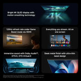 تلفزيون شاومي ايه برو 55 بوصة 2026 | تلفزيون جوجل | شاشة QLED بدقة 4K | صوت دولبي، DTS-X، وDTS Virtual:X