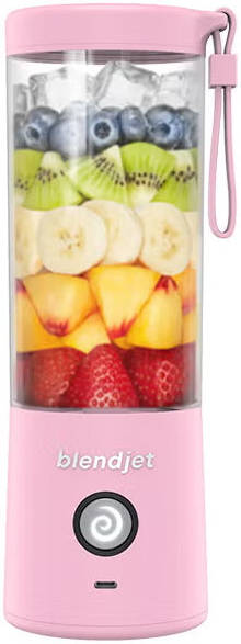 Blendjet V2 Portable Blender 16oz, Smoothie Maker, Fruit Blender, BPA-Free, 475ml, 200W, Sports Bottle, USB-C Rechargeable - Blush