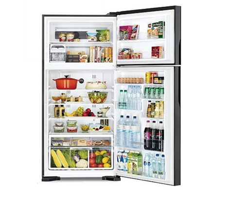 Hitachi Top Freezer Refrigerator, 510L, 18CFT, HRTN8565DFBSLKW - Brilliant Silver