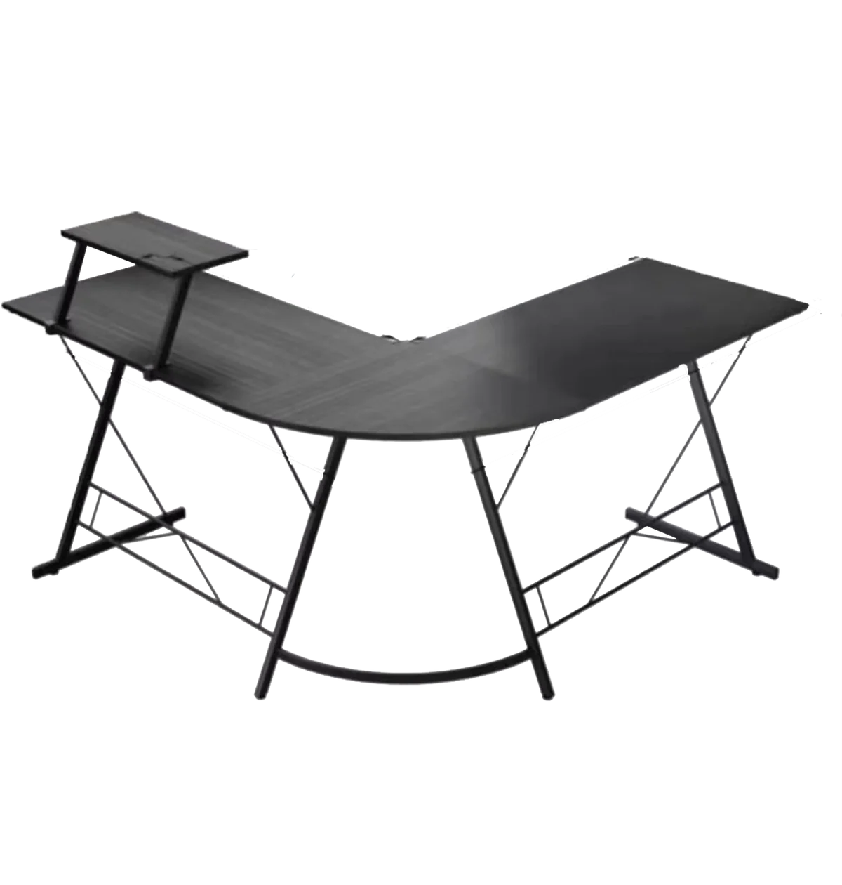 GAMEON L-Shaped Slayer I Series Gaming Desk (129x129x74cm) - Table Top (80x46cm)