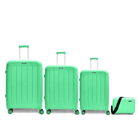 Pigeon, Monumental PP 3+1Pc Set Luggage With Pvc Cover (14/20/24/28")