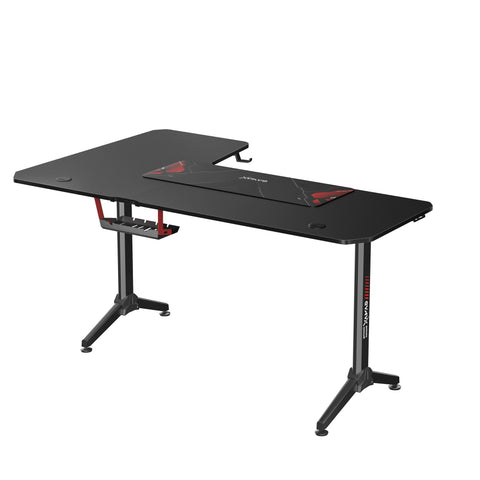 Gamax -R Gaming Table (L-Shaped) 160*100*75cm - Right ( Installation not included )