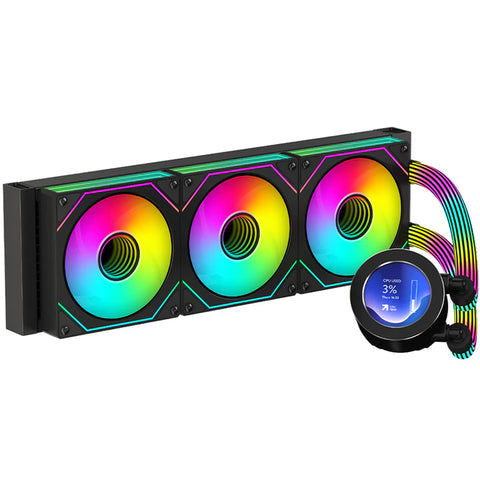 GAMEON KRAKEN N360 360mm LCD Display Liquid CPU Cooler With ARGB Tube