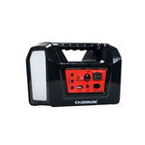 Olsenmark Power Caster - One Led Bulb - 6V, 4.5Ah Lead Acid Battery - 5V USB Output - Dc 9V Solar