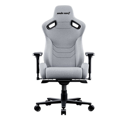 Andaseat Kaiser 2 Pro Series with Big Headrest Pillow, XL Gaming Chair - Grey Fabric