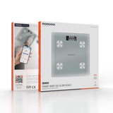 Porodo Lifestyle Gravis Smart Body Fat and BMI Scale with Digital Display