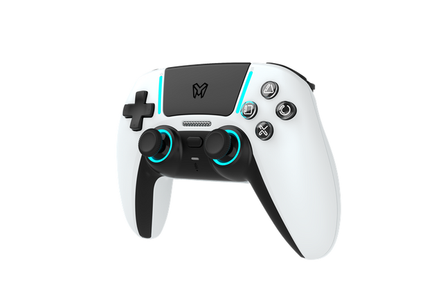 EMG Artic Clicky White P508 Wireless Gaming Controller for PS5, PC, Android and IOS