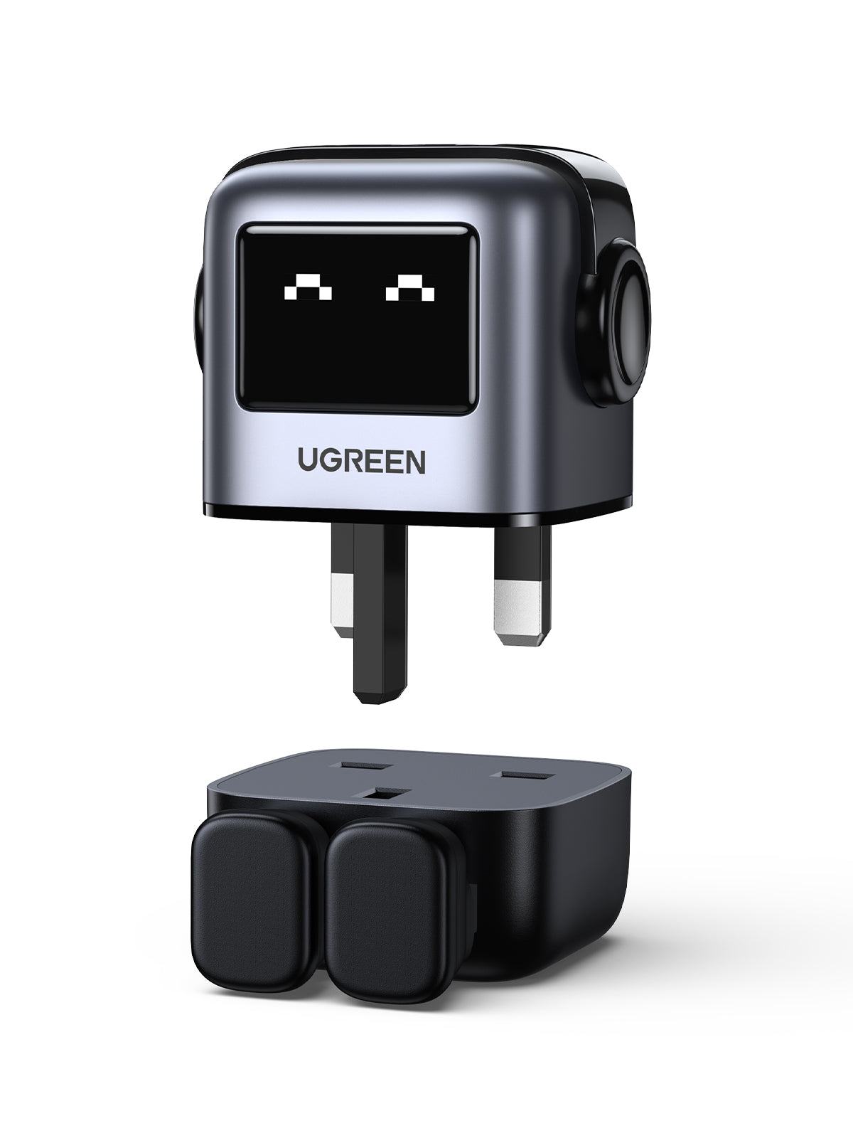 UGREEN Nexode RG 65W 3-Port GaN Fast Charger UK Grey CD361