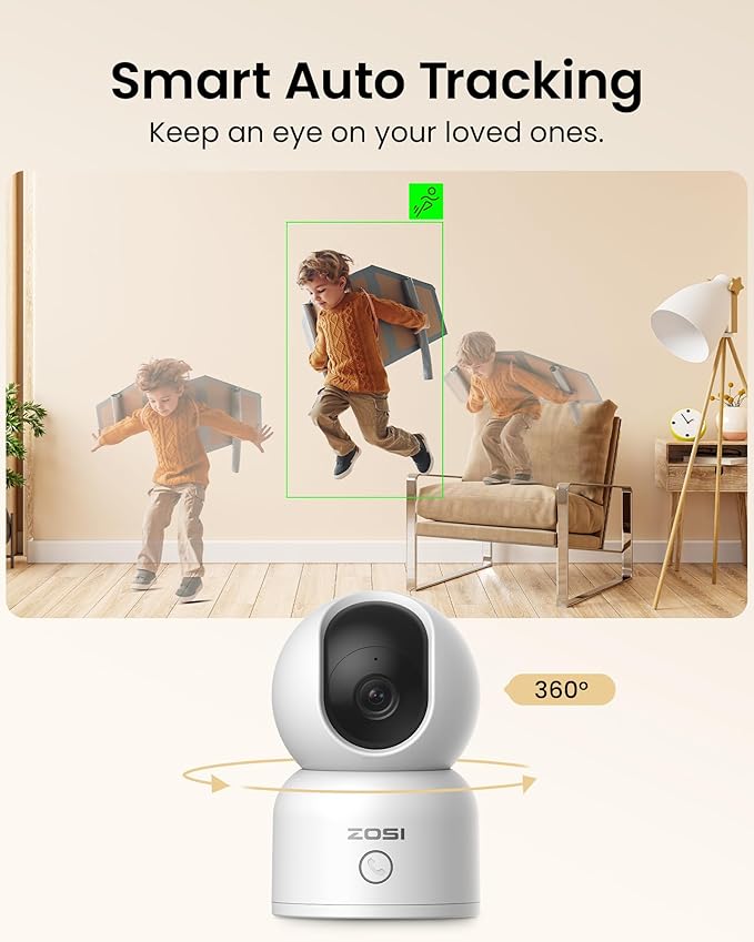 ZOSI 2.0 MP INDOOR SECURITY CAMERA