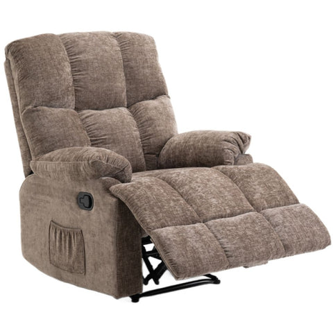 Lounge Recliner Sofa – Chenille Fabric (88 x 94 x 103 cm)