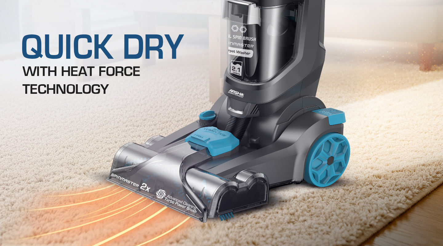 Arshia CW128-3061, Carpet Washer With Advance Scrubbing Brush
