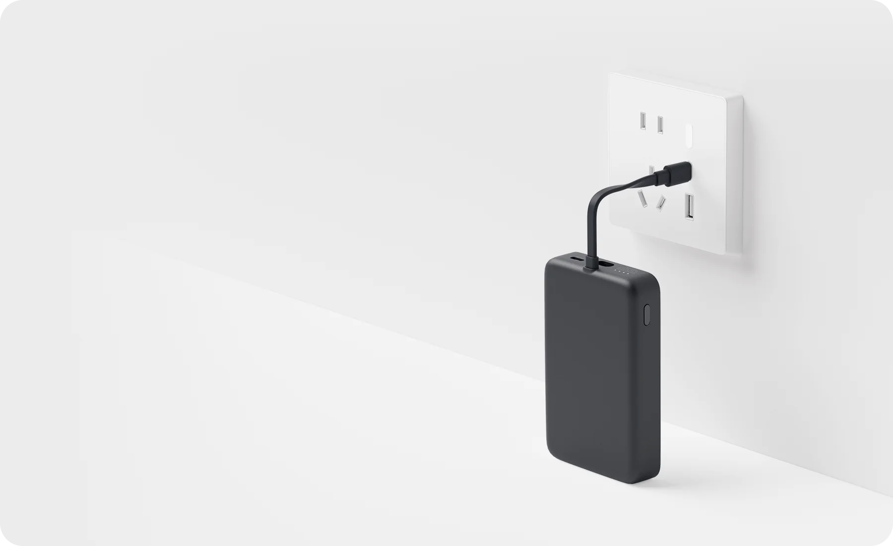 Xiaomi 33W Magnetic Power Bank 10000mAh with Integrated USB-C Cable & Wireless Charging