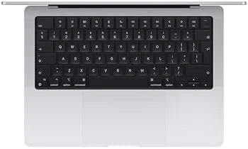 Apple MacBook Pro 14.2" M4 Chip, 8-core CPU, 10-Core GPU, 16GB RAM, 1TB SSD (English/Arabic Keyboard) - Sliver