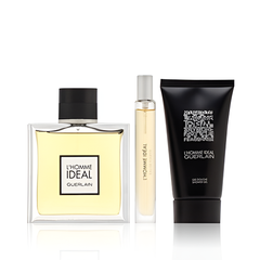 Guerlain L’Homme Ideal EDT Gift Set (100 ml Perfume + 10 ml Travel Spray + 75 ml Shower Gel)