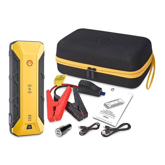 Jump Starter with Wireless Charger and 16000mAh Portable Power Bank