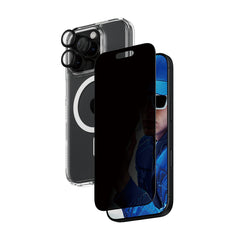 PanzerGlass® 3-in-1 Privacy Protection Bundle PG Ultra Wide Fit Privacy SP | Hoops™ | HardCase for iPhone 16 Pro
