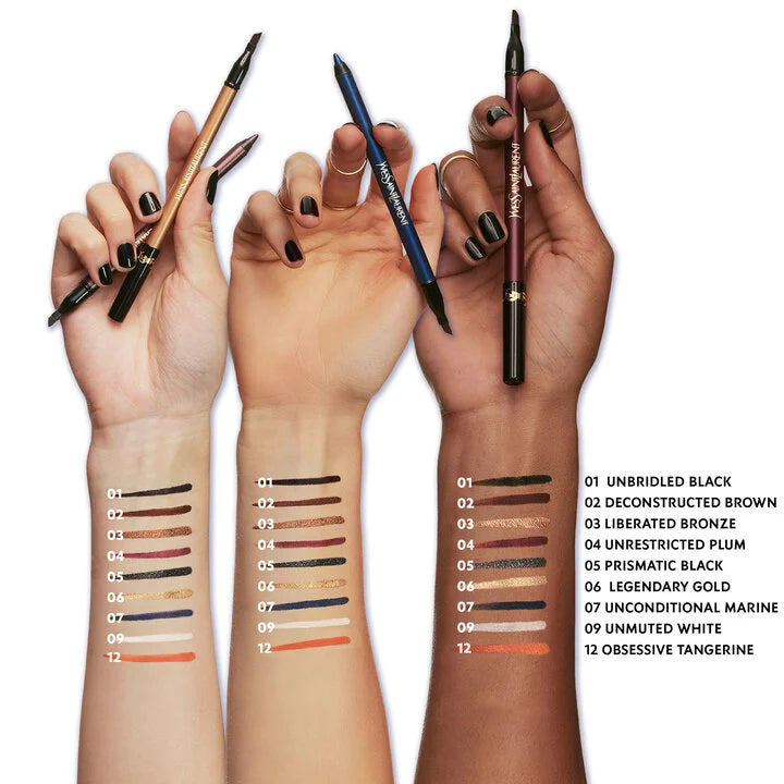 YSL Lines Liberated Waterproof Eye Pencil 01