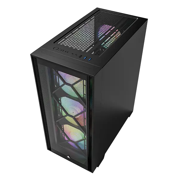 تجميعة كمبيوتر ألعاب قيمنق (Ryzen 7 7800X3D, RTX 5060 Ti 16GB) – رام 16 جيجابايت DDR5، هارد 1 تيرا بايت NVMe، مع نظام Windows 11 Pro