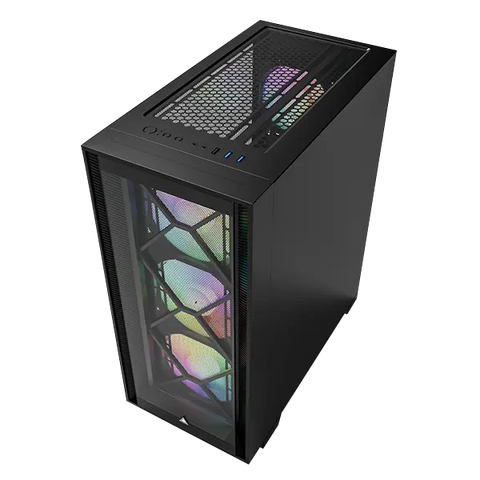 تجميعة كمبيوتر ألعاب قيمنق (Ryzen 7 7800X3D, RTX 5060 Ti 16GB) – رام 16 جيجابايت DDR5، هارد 1 تيرا بايت NVMe، مع نظام Windows 11 Pro