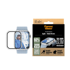 PanzerGlass® Screen Protector Snappie Full Body Slim Transparent | Apple Watch 46mm '24