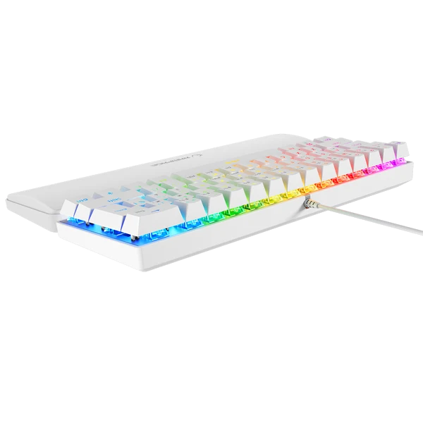 Rampage 60% Gaming Keyboard - White