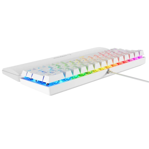 Rampage 60% Gaming Keyboard - White