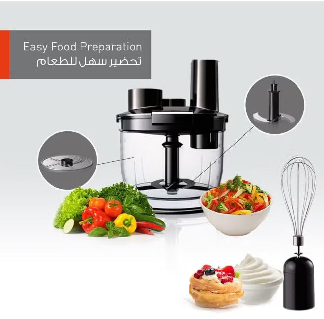باناسونيك MX-SS40BTZ، خلاط يدوي 4 في 1، 600 واط