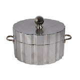 Margarita Ribbed Stainless Steel Food Container - 28cm
