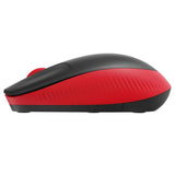 ماوس Logitech M190 لاسلكي بالحجم الكامل للاستخدام اليومي – أحمر