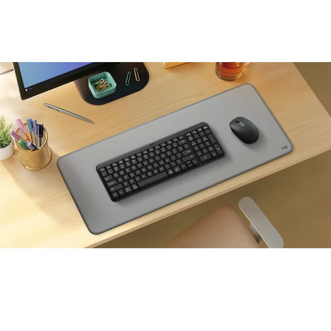 Logitech K250, Wireless/Bluetooth Keyboard, English/Arabic - Graphite