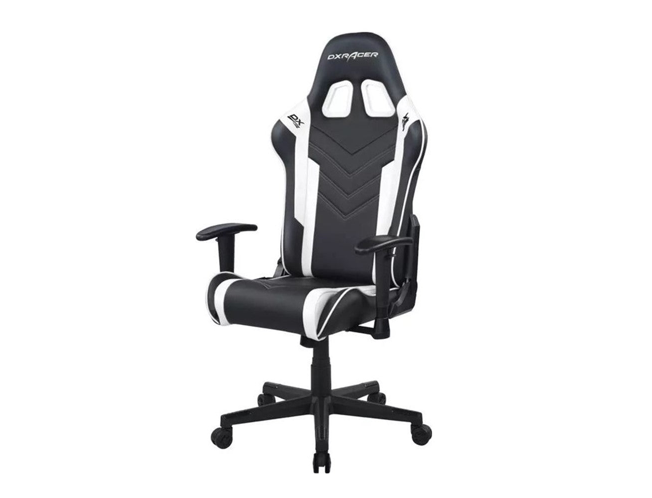 DXRacer Prince Series P132 Gaming Chair - Black/White - Level Up