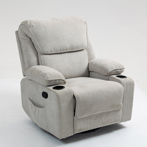 Black Bull Premium Sofa Swivel Rocker Recliner – Fabric