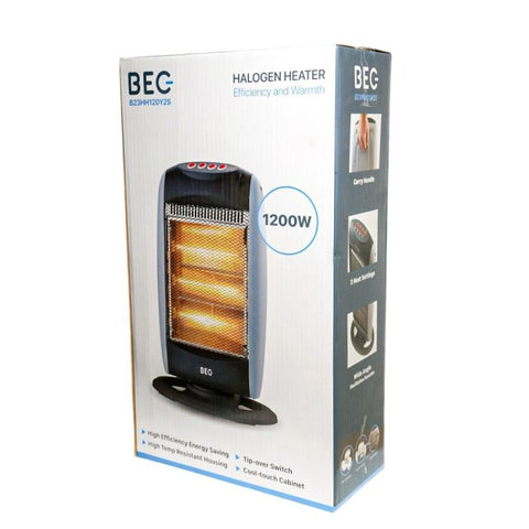 BEC 1200W Halogen Heater - Made in EU