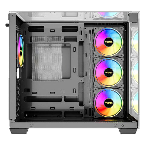 Twisted Minds, Warden Rider Tempered Glass ATX Mid Tower Gaming Case - Black