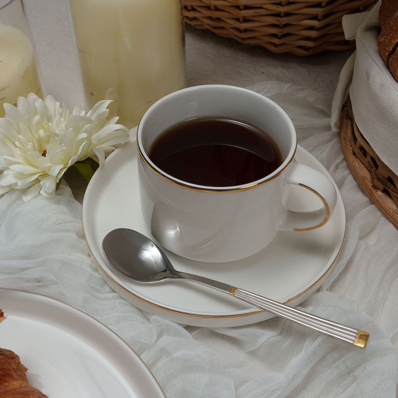 Arshia TM287GS-3090, Cutlery Set 86pcs – Gold & Silver Finish