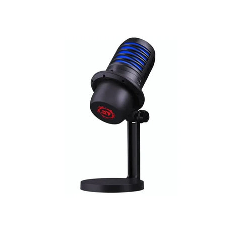 Redragon GM211 , Nebula Cardioid 6 Color Mode USB Wired Gaming Microphone - Black