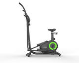 Black Bull 2-in-1 Elliptical Cross Trainer with Seat, 120KG Capacity