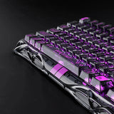 GravStar Mercury V75 Lite 75% Hall Effect Magnetic Switch Gaming Keyboard - Transparent Black