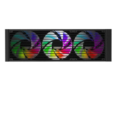 Redragon CCW-1017, 360mm Liquid CPU Cooler With Temperature Display - Black
