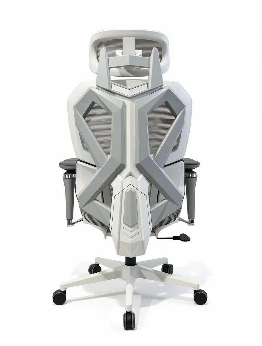 Sades Phoenix SA-AD10 Adjustable Mesh Gaming Chair with 6D Armrest - White
