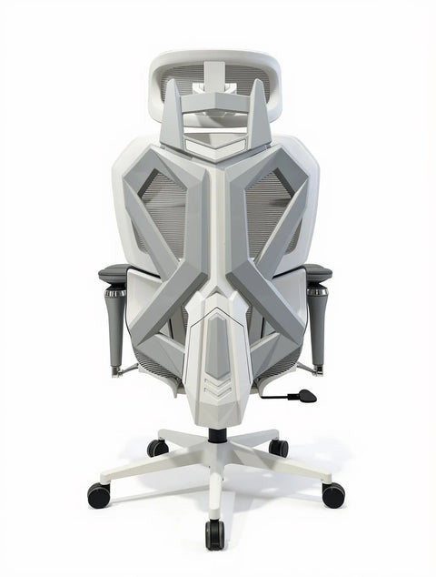 Sades Phoenix SA-AD10 Adjustable Mesh Gaming Chair with 6D Armrest - White