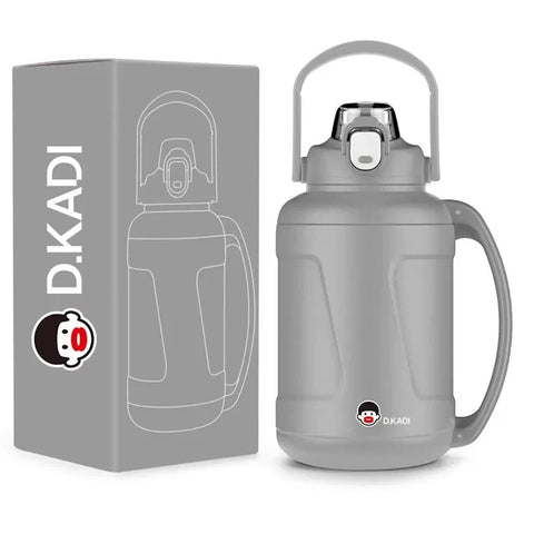 D.Kadi KD7067, Gym Outdoor Sports Vacuum Water Bottle - 1500ml