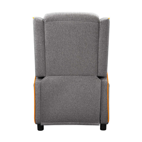 Cougar Sofa Ranger One Grav HeadRest And Lumbar Pillow Side Storage Pocket - Grey/Orange