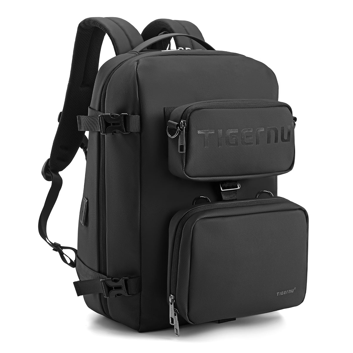 Tigernu T-B9836 Detachable Multi-Functional Backpack - Black